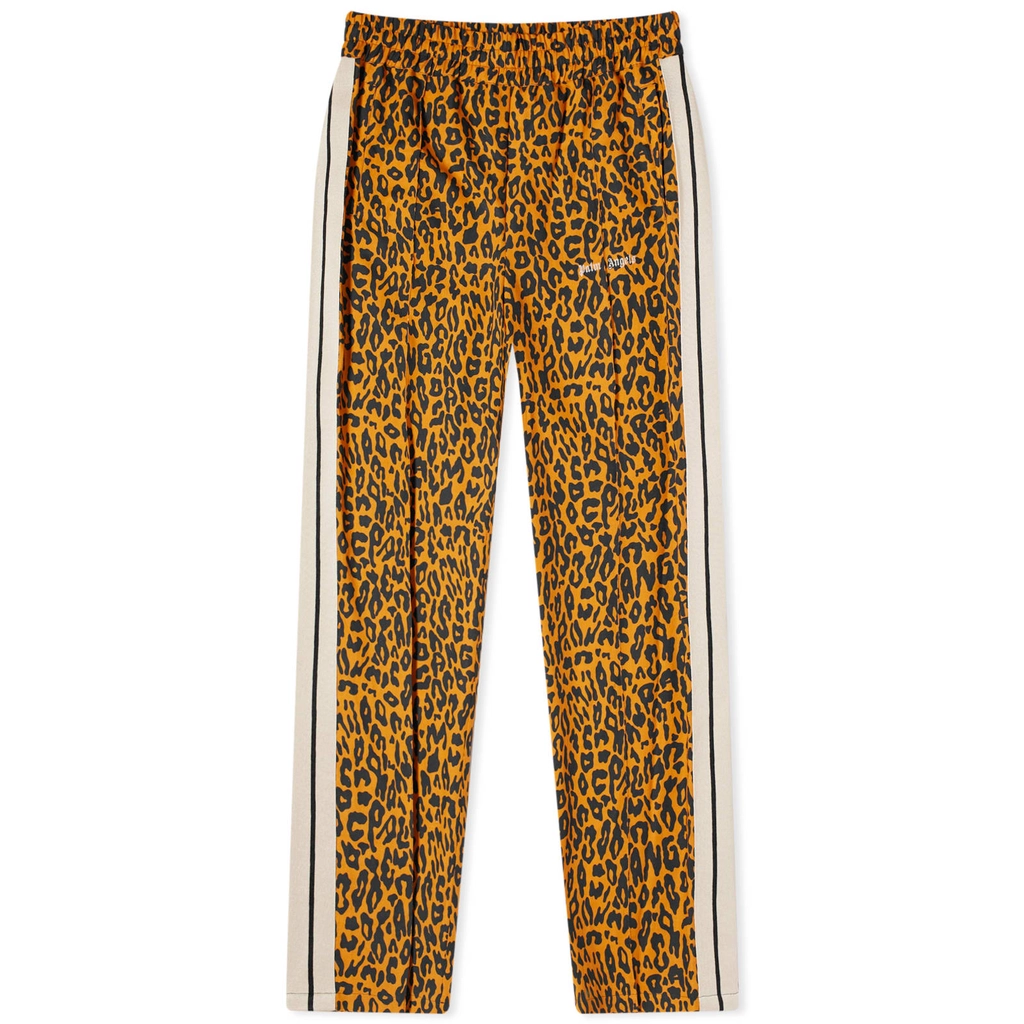 Palm Angels Men's Cheetah Track Pants Orange